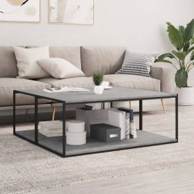 Shelf Set of 4 Concrete Grey Engineered Wood 39.4 x 19.7 x 0.6 in