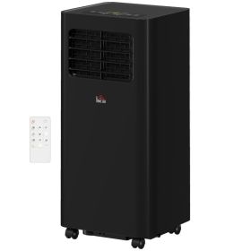 10000 BTU Mobile Air Conditioner, 441 Sq. Ft., AC Unit with Dehumidifier, Sleep, 24H Timer On/Off, Window Kit, Black (Option: Black-381x356x875 mm)