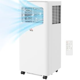 8000 BTU Mobile Air Conditioner, 345 Sq. Ft., AC Unit with Dehumidifier, Sleep, 24H Timer On/Off, Window Kit, White (Option: White-370x330x882 mm)