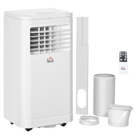 8,000 BTU Portable AC Unit for Apartment , Compact, Movable & Evaporative Cooler for Small Spaces, White (Option: White-403x335x886 mm)