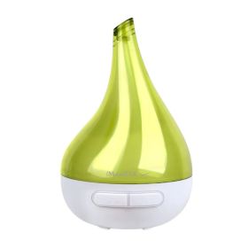 Drop-shaped Cool Mist Humidifier Ultrasonic Aroma Essential Oil Diffuser (Option: Green)