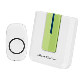 Wireless Doorbells Rings 1 Thousand FT Operating Range IP44 Waterproof Door Chime With 1 Plug Receiver Chimes 52 Melodies LED Indicator Bells For (Option: Aqua)
